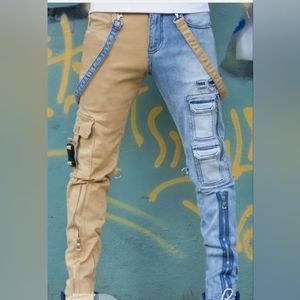 NWOT Slim Khaki Blue Jeans